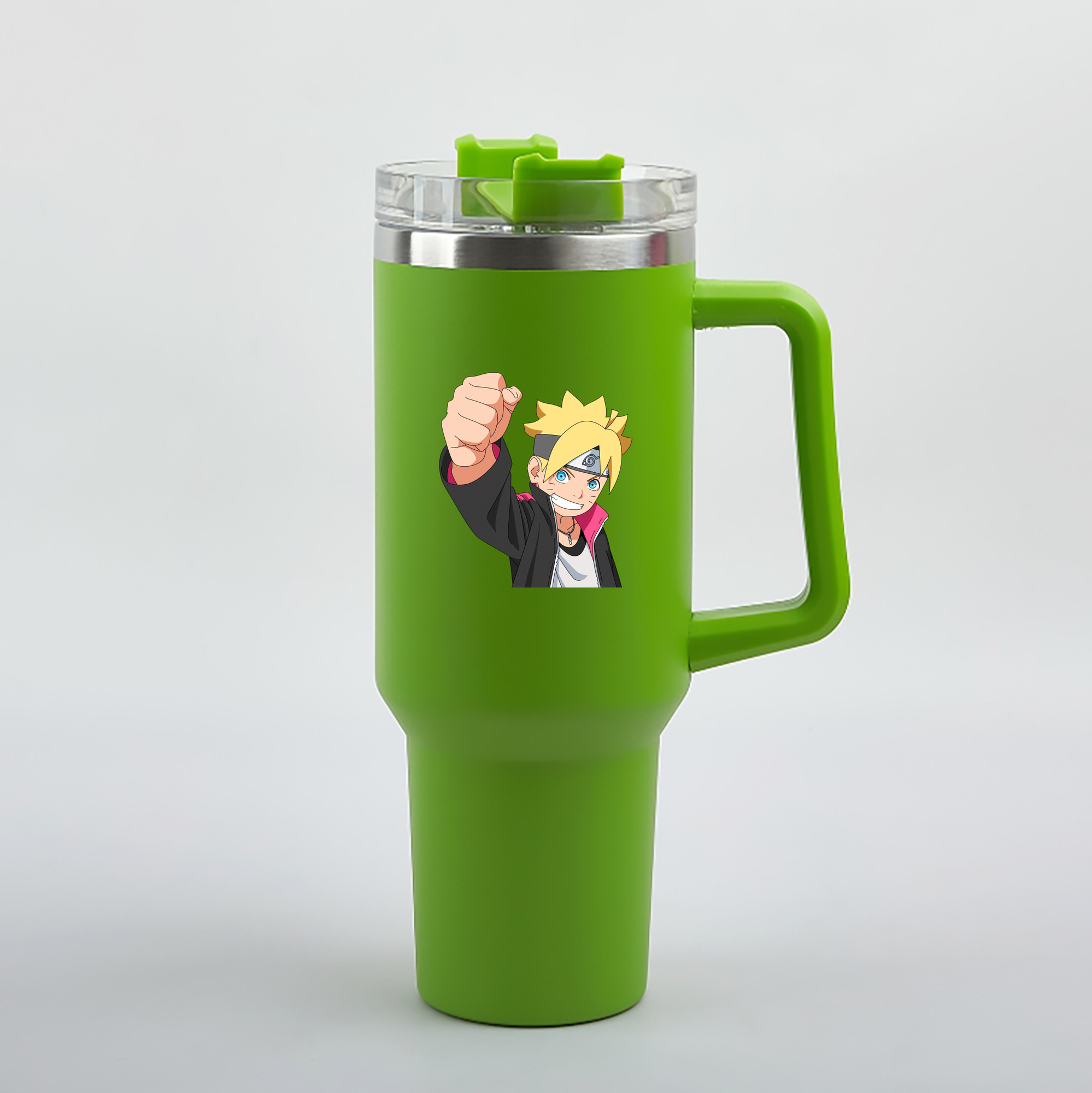 （画像用） NARUTO -ナルト- うずまき ボルト Uzumaki Boruto 1200mL車用タンブラー（カラープリント）